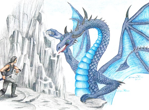 Blue Dragon by Dawn Ross