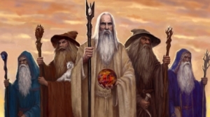 saruman, gandalf, radagast blue wizard lord of the rings hobbit
