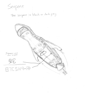 Serpent Ship Sketch 2